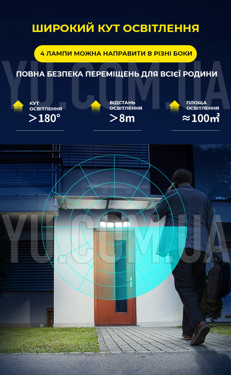 Вуличний світильник на сонячній батареї BL KXK 601 Solar 240 COB з датчиком руху та пультом Вуличний світильник на сонячній батареї BL KXK 601 Solar 240 COB з датчиком руху та пультом